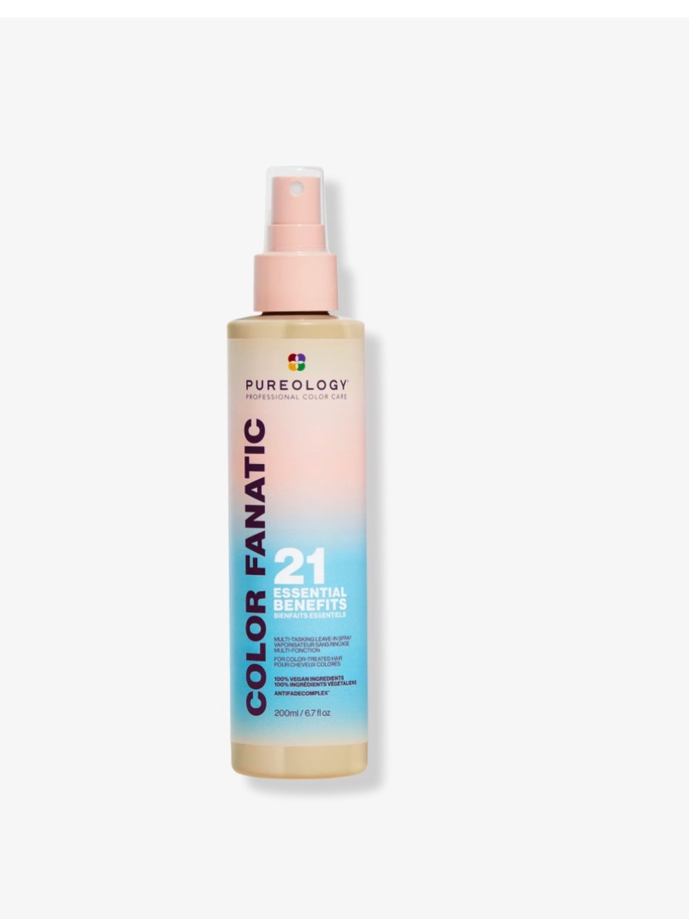 Pureology Color Fanatic Leave-In Treatment Spray - Pink & Blue Ombre